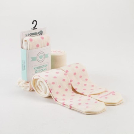 Pantyhose crumb I am “peas”, pink color, height 86-92 cm