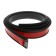 Adhesive tape to protect wheeled arches, 3.8 cm × 1.5 m, black