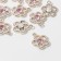 Suspension "Flower" (set 10 pcs.), Lilac color in gold