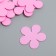The workpiece of Foamian "Flowerers" 3 cm, thickness. 1mm, set 10 pcs, pink