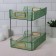 Organizer 2-level 31*20*29cm green/gold to/corner nakl QF
