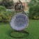 Hindy swing pillow, diameter 115 cm, blue color