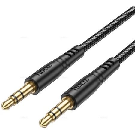 Cable AUX HOCO UPA24, Jack 3.5 mm (M) - Jack 3.5 mm (M), 1 m, nylon, black-3