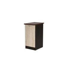 Wardrobe Paul Sabrina, 400x600x850, with 1 door wenge/Dub Sonoma/Douglas Dark