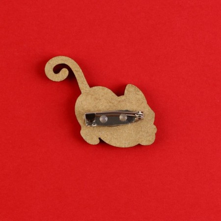 Wooden icon "Mr. Pool ", 3.4 x 3.7 cm-2