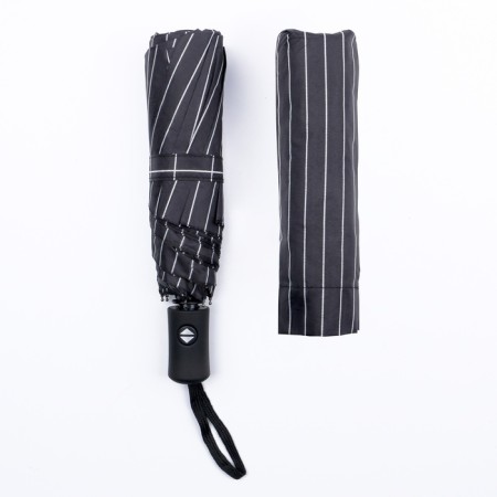 Automatic “stripes” umbrella, 3 additions, 8 spokes, r = 47 cm, color mix-18