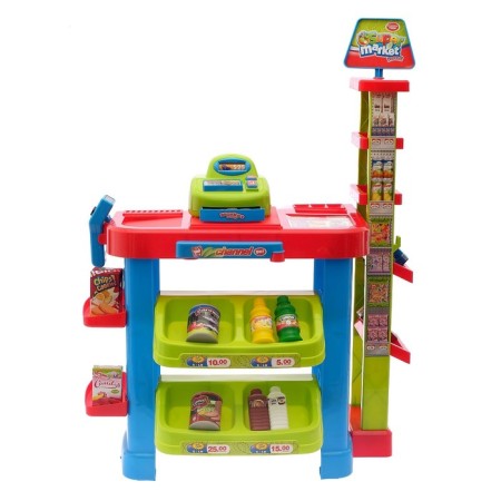 Game module "Trade shop" with a cart and accessories-9