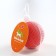 Toy "whole -lit ball" large, 7 cm, rubber, red