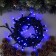 Garland “thread” 10 m, IP65, UMS, dark thread, 100 led, blue glow, white flicker, 220 V