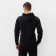 Hoods male, black color, size 54 (2xl)