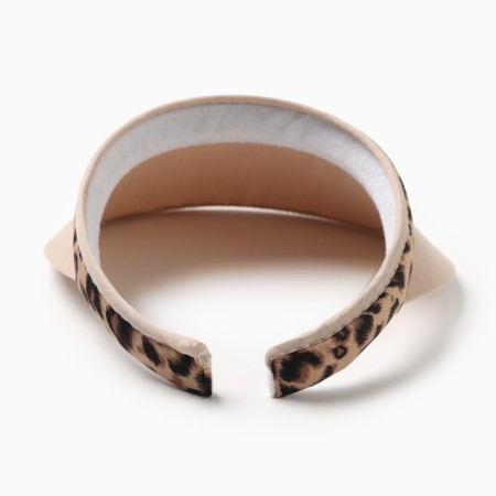 Feminine visor minaku "leopard" color Poil color, rr 56-58-2