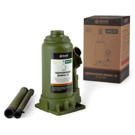 Hydraulic jack "ECO BAC. 70018, lifting/picking 385/200 mm, 12 tons-7