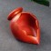 Figure Kashpo "Amphora" Bordeaux/copper, 21x14x12 cm