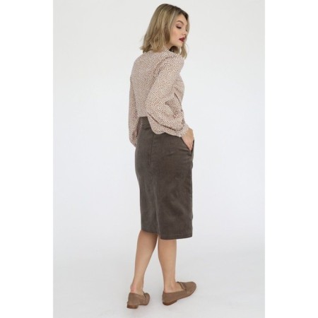 Velvet skirt, size 42-2