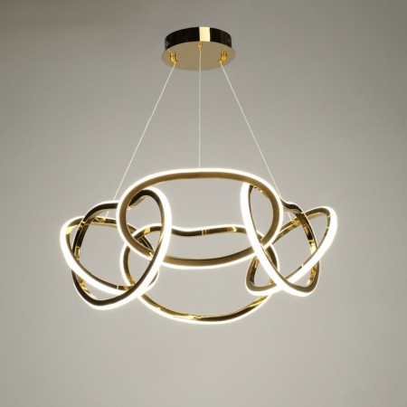 Lamp with PDU "Martin" LED 90W 3000-6000K gold 60x60x27-127 cm-1