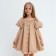 Платье для девочки KAFTAN "Cute", размер 30 (98-104), цвет бежевый