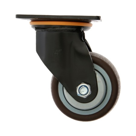 Wheel for transport trolleys rotary tundra, D = 100 mm, on the site, TPR coating-1