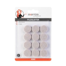 Furniture stickers protective Axentia, self -adhesive, round, felt, d = 2 cm, 12 pcs