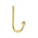 Hook furniture tundra TKD016, two -rod, gold, 4 pcs TMP