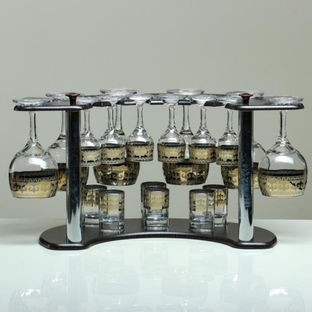 Mini-bar 18 objects of wine, Byzantium, dark 240/55/50 ml-3