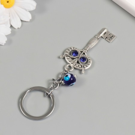 Keychain from the evil eye Metal "Key with the Hot" 2.8x5.7 cm-2