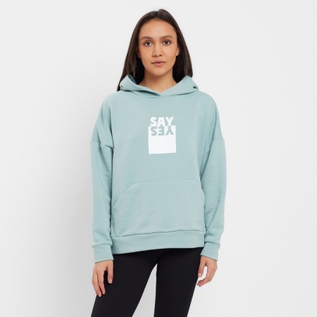 Hoody women Minaku: Casual Collection Color Mint size 46-48