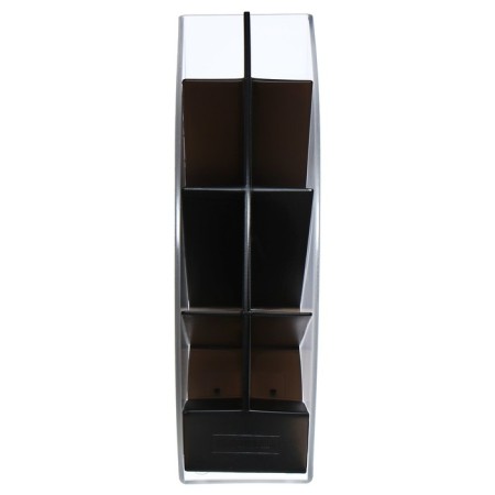 Organizer-stand table, DEVENTE. FAN, 155 x 176 x 68 mm, plastic, black-1