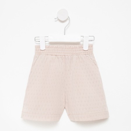 Set for a boy (shirt, shorts) minku: Cotton Collection Beige color, height 128-8