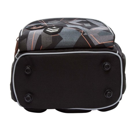 School standard, 33 x 25 x 13 cm, Grizzly, + bag for shoes, keychain, black-4