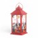 Lamp "Santa Claus and Snowman" 3haa Red 14x14x30.5cm