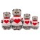 Soft toy "Basik", in a sweater with a heart, 19 cm