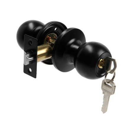 Latch 1303, with a key, matte black color-1