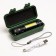 Manual battery flashlight, 400 mAh, 1 W, LED, COB, 3 modes