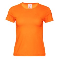 Female T -shirt, size 46, orange color