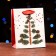 Laminated "Christmas tree on the Christmas tree" 11.5 x 14.5 x 6 cm