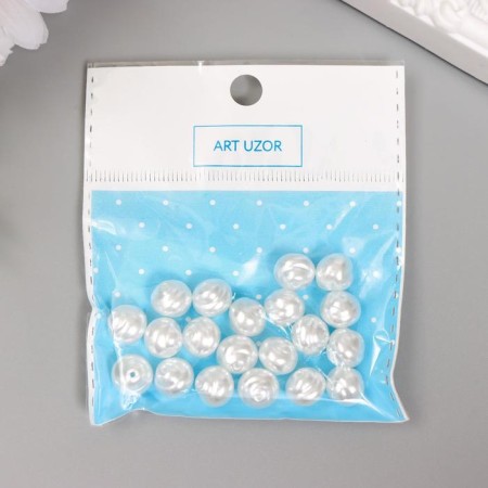 Beads for creativity plastic "Pearls of the Horned" set 20 pcs 1x1x1 cm-2