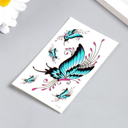 Tattoo on the body Color "Blobes Drawn" mix 10.5x6 cm-2