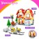 Designer New Year "House with Snowmobile", 597 details