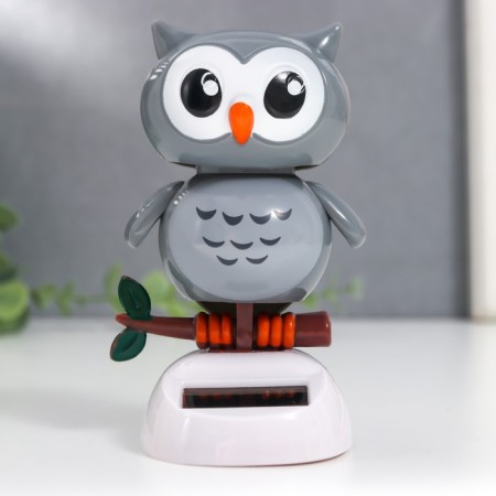 Owl "Owl on the branch" 6.5x6x10 cm