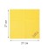 Microfiber napkin with a puppet "Cleanliness without chemistry", 27x27 cm, yellow, you’ll love 1054436