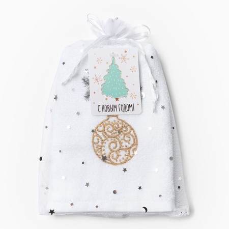 Terry Trick "Fir Ball" 30x60 cm, 100% cotton, 340 g/m2-4