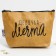 Kraft cosmetic bag "Girl-Dream", size 11x17 cm