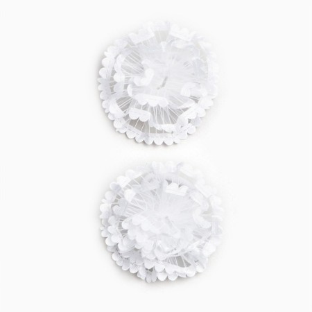 Bant for hair on elastic band, white, 2 pieces, 7 cm, cats aristocrats-6