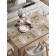 A set of napkins for setting the New Year's Shine table, rectangular, rounded edges, size 30x46 cm, 4 pcs