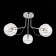 Ceiling EVOLUCE lamp. Sle102502-03. BACA. 3x40 watts, E14, 61x61x31 cm, chromium color