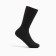 Male woolen socks, black color, size 25