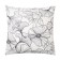 Pillowess Decorative Ethel Black Flowers, 40 x 40 cm, 100% cotton