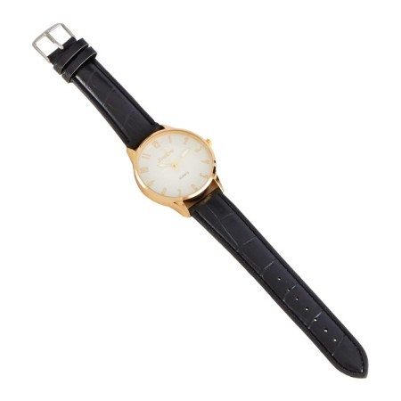 Men's watch, D-4.4 cm, L-25 cm strap, gold-2
