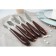A set of pastry scapula, mastikhins, 22 × 2 × 1.5 cm, 5 pcs