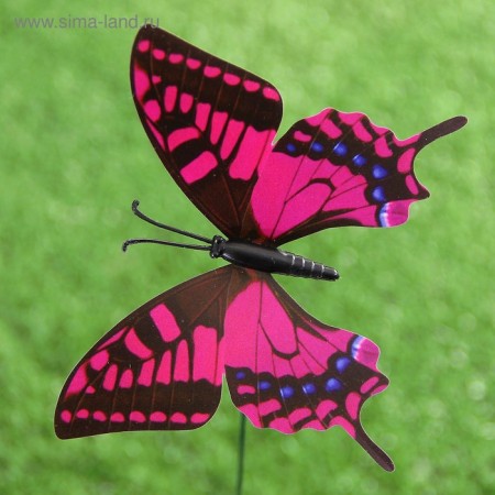 Sadter Garden "Butterfly" 10x8cm, 30cm, mix / packing 25pcs, price per pcs-7